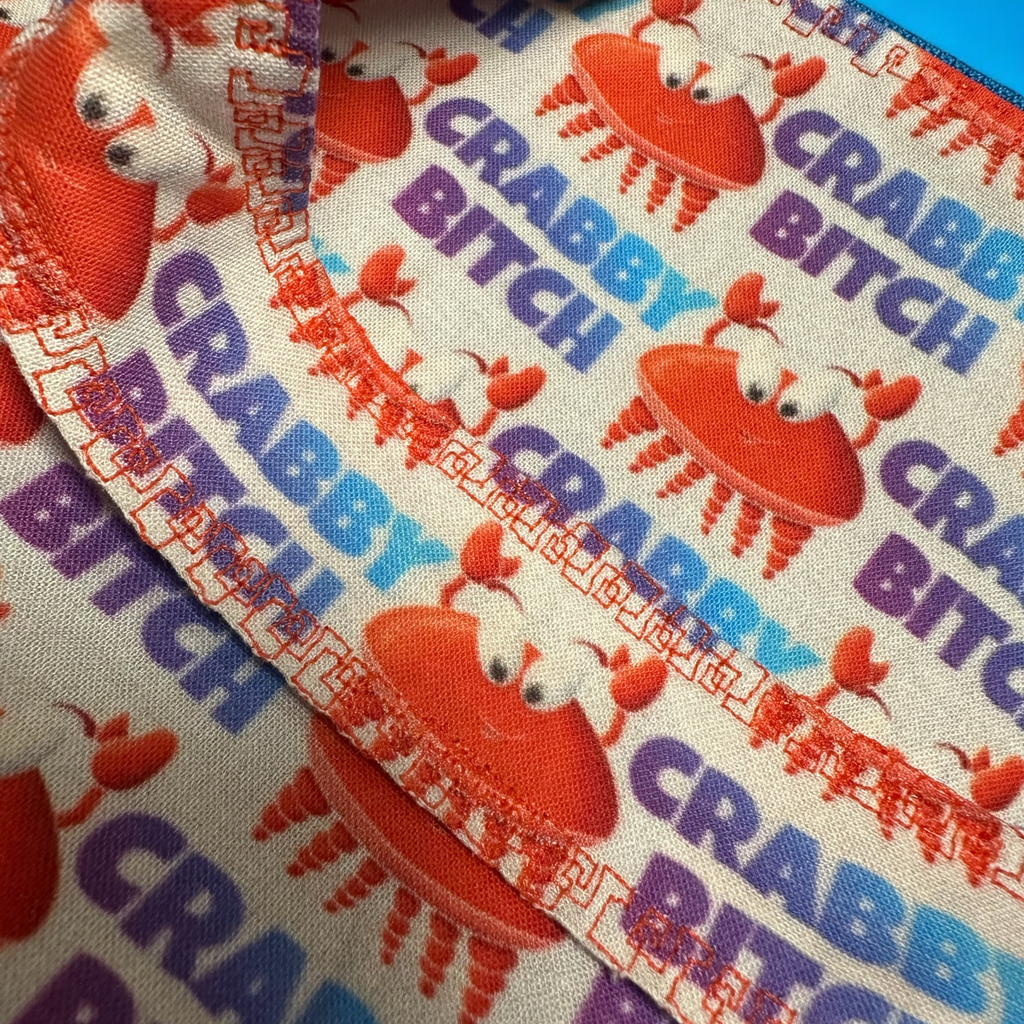 Trendy Cosmetic Bag- Crabby B!t(h Large Cosmetic Bag Evanne's Originals