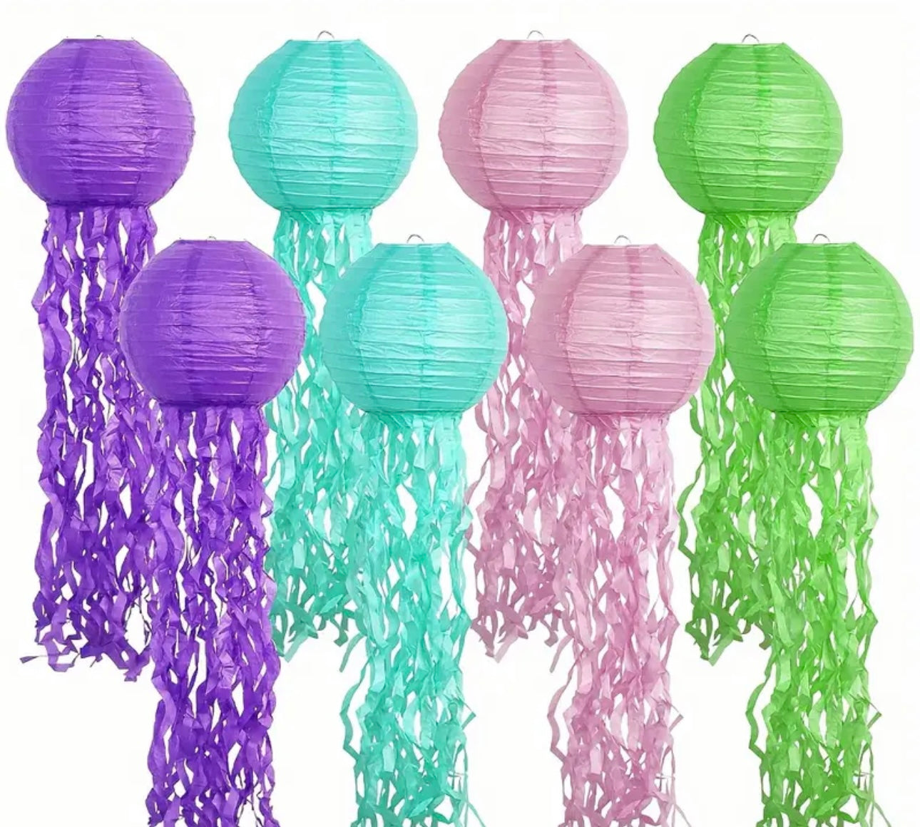 Jellyfish Paper Lantern-30“ of Glowing Ocean Whimsy