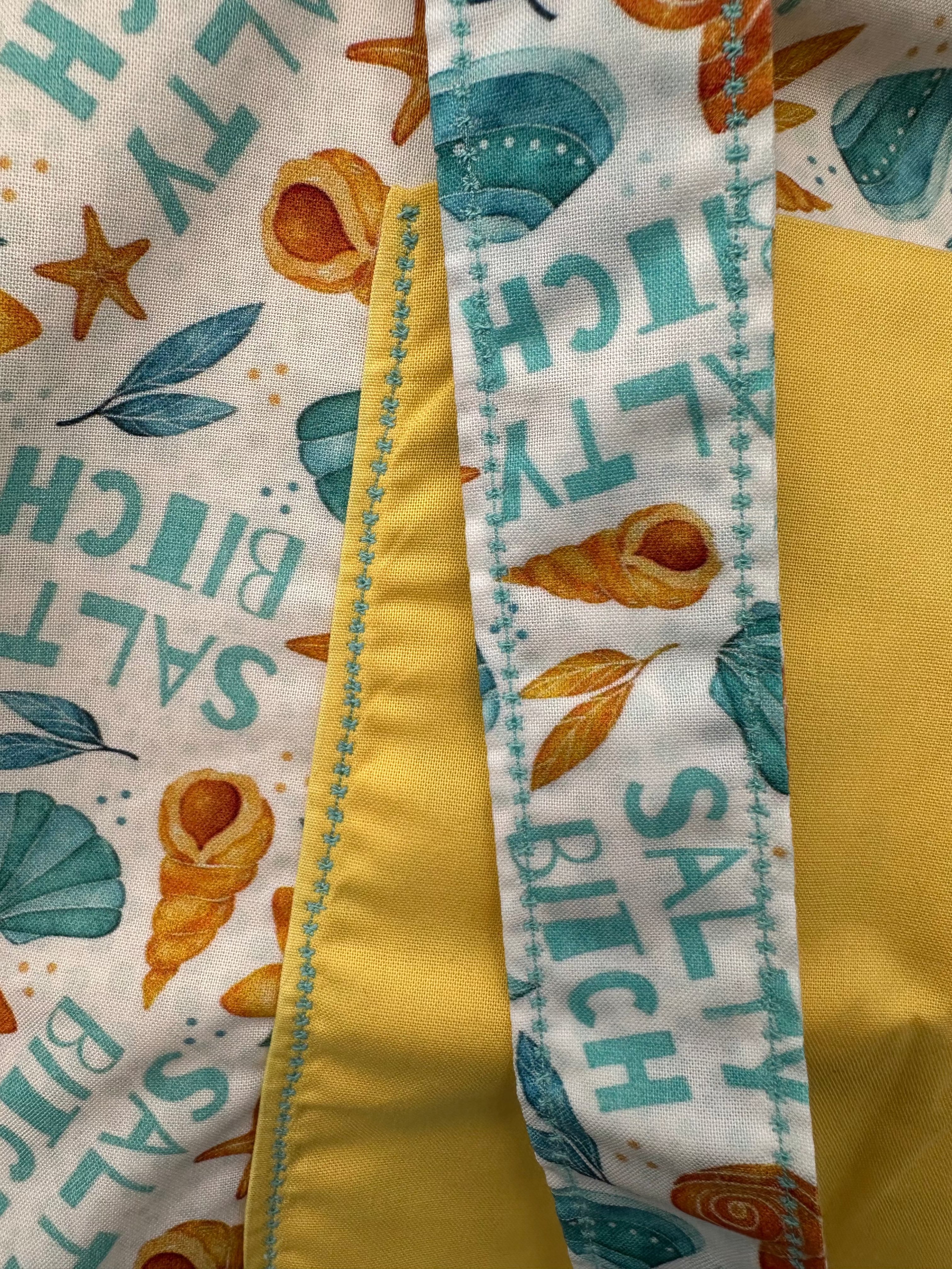 Reversible Tote Bag- Salty Bitch Tote Bag Evanne's Originals