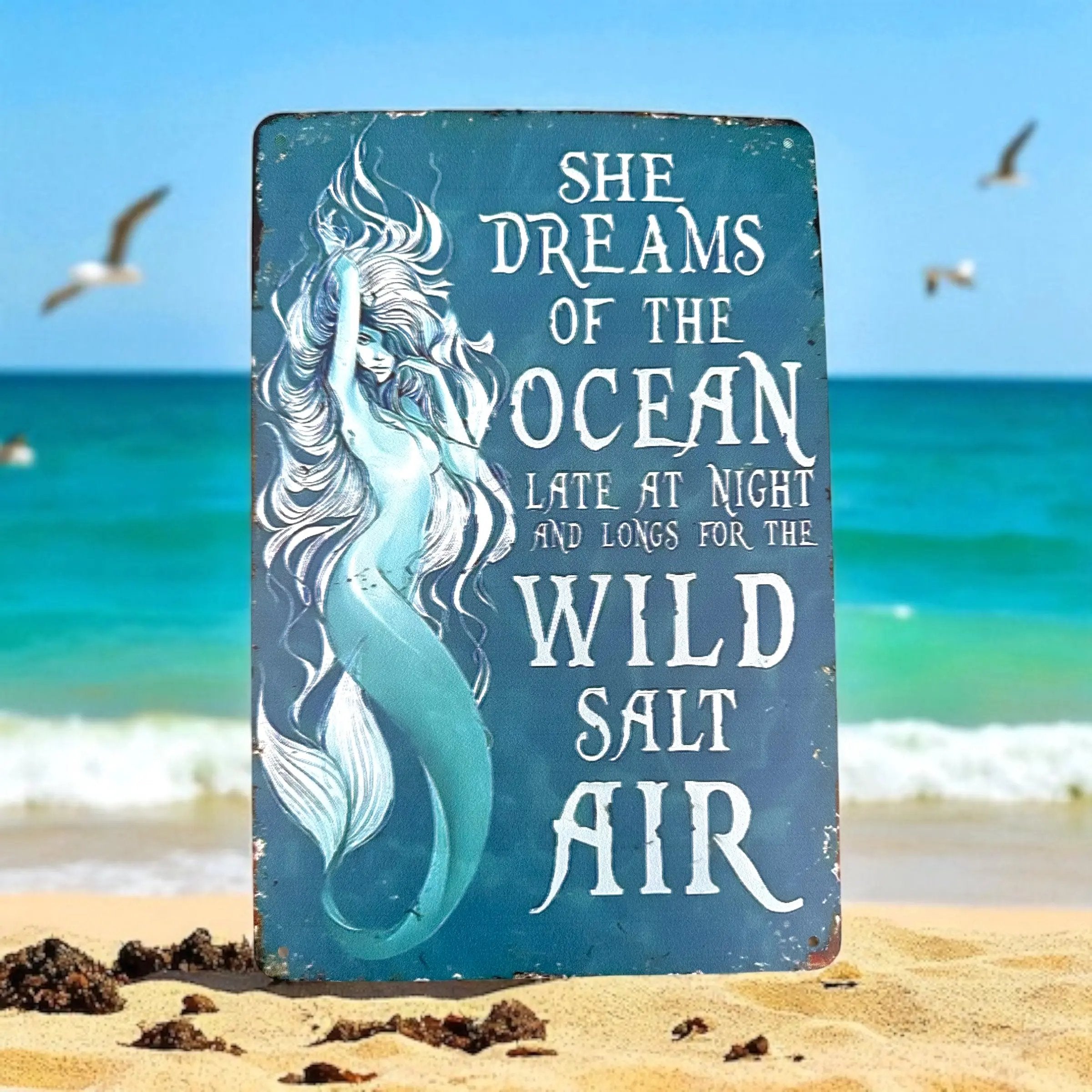 Dreams of the Ocean Mermaid Sign Evanne's Originals