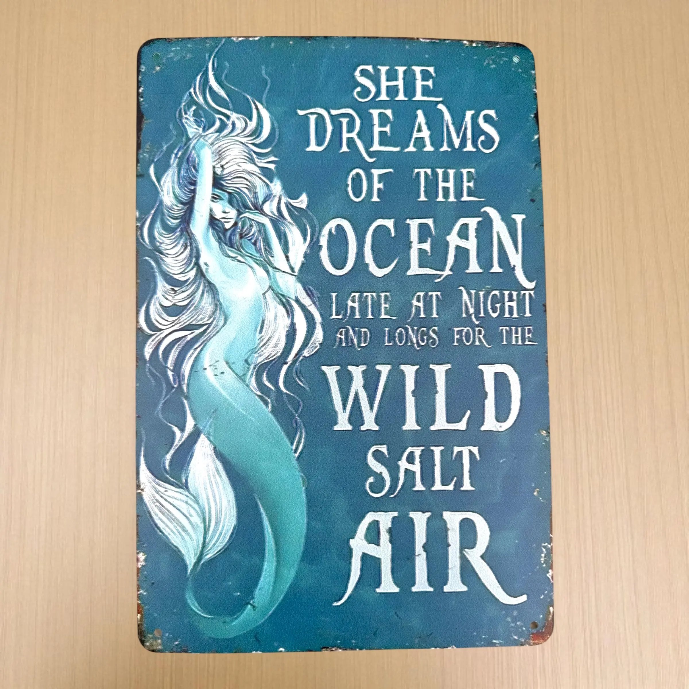 Dreams of the Ocean Mermaid Sign Evanne's Originals